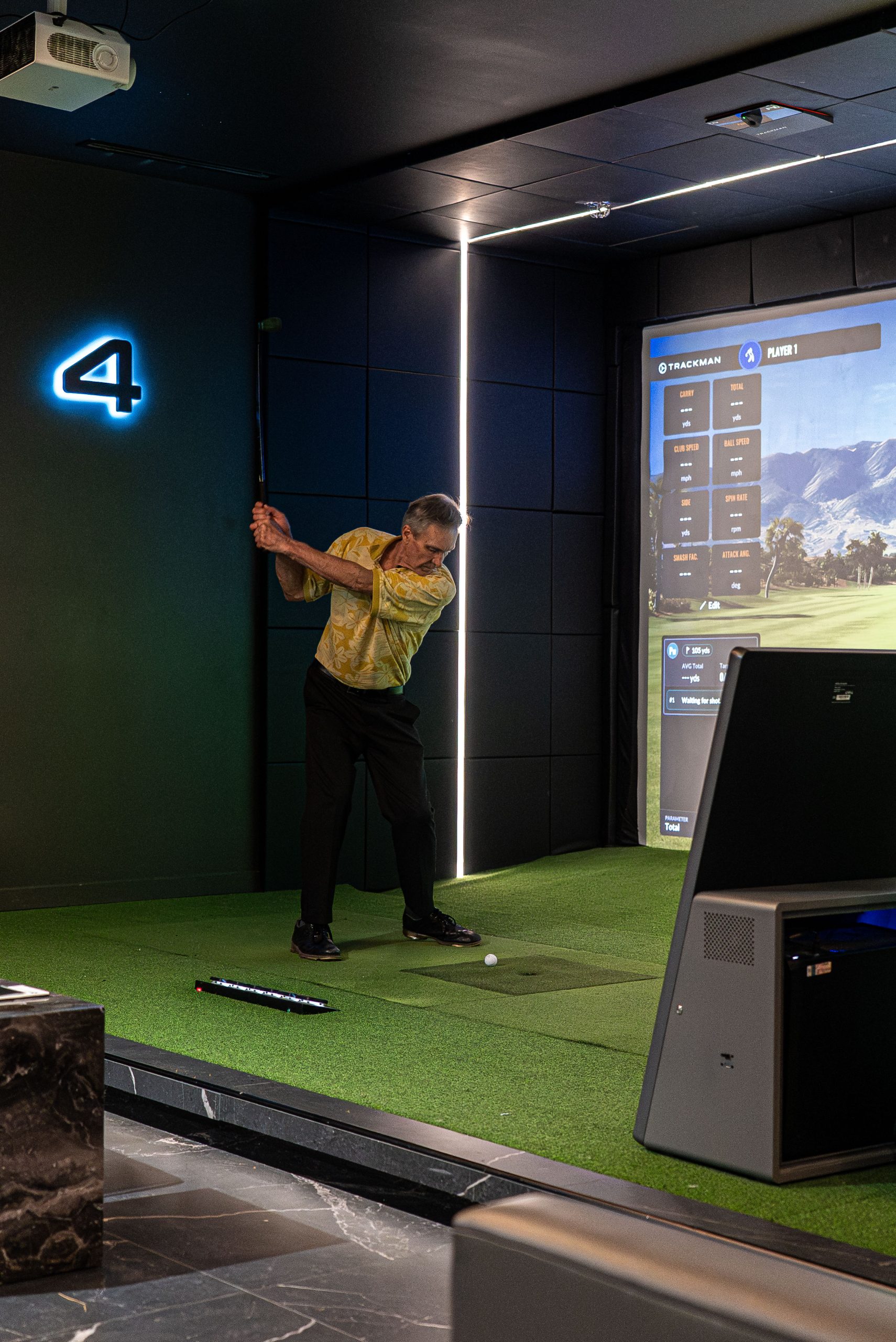 Golf instructor Scott Ainscough